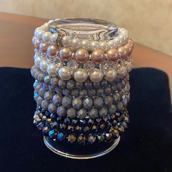 Jewelry - Elegant Beaded Bracelet Set-10